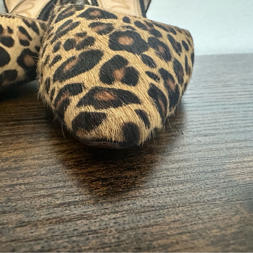 Sam Edelman Jaina Leopard Print Heels 8.5 - Picture 8 of 8
